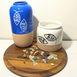 Set of two Nautical Vases